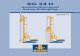 BG 24 H - ECA · PDF file The BG 24 H rotary drilling rig has an operating weight of approx. 82,5 t. It is ideally suited for: • Drilling cased boreholes (installation of casing