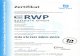 img704 - RWP SoftwareZertifikat TAW Cert Die Zertifizierungsstelle TAW Cert Zertifizierungsgesellschaft mbH für Management-Systeme und Personal bescheinigt hiermit, dass die Organisation